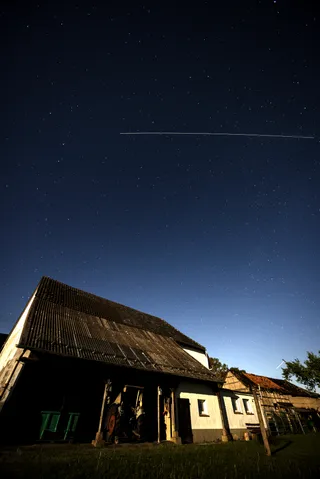 ISS Überflug mit Star-Tracker